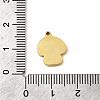 304 Stainless Steel Enamel Charms STAS-I335-03G-04-3