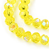 Electroplate Glass Beads Strands EGLA-A034-T8mm-L28-2