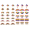 DIY Rainbow Color Pride Jewelry Making Finding Kit DIY-TA0004-73-23