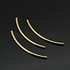Yellow Gold Filled Curved Tube Beads KK-G150-31-2