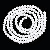 Opaque Solid Color Imitation Jade Glass Beads Strands EGLA-A039-P2mm-D15-2