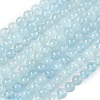 Natural Aquamarine Beads Strands G-D334-A01-6mm-2