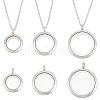 DIY Blank Floating Charm Necklace Making Kit DIY-DR0001-18-1