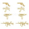 8Pcs 4 Style Brass Pendants KK-SZ0006-23-1