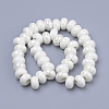 Glazed Porcelain Rondelle Beads PORC-Q219-13x9-F26-2