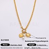 Ocean 304 Stainless Steel & Faux Pearl Pendant Necklaces FS-WG3F40F-02-1