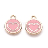 Alloy Enamel Pendants ENAM-Q002-01G-04-1