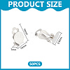 Unicraftale 304 Stainless Steel Clip-on Earring Findings STAS-UN0018-16P-3