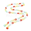 Handmade Transparent Acrylic Cable Chains AJEW-JB00984-2