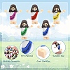 30Pcs 5 Colors Easter PVC Plastic Jesus Display Decoration DJEW-YW0001-10-3