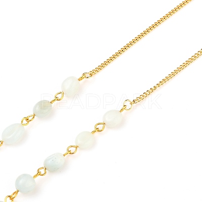 304 Stainless Steel Eyeglasses Chains AJEW-EH00256-01-1