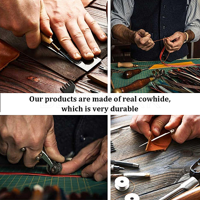 Leather Credit Card Wallets for Women Men AJEW-WH20007-10A-1