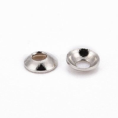 Brass Tiny Bead Cones X-KK-O043-04P-1