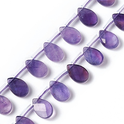 Natural Amethyst Beads Strands G-G805-B17-1
