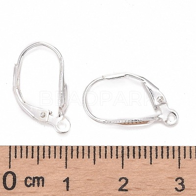 925 Sterling Silver Leverback Hoop Earrings Findings STER-A002-236-1