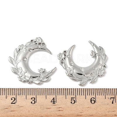304 Stainless Steel Rhinestone Setting Pendants STAS-D376-09B-P-1
