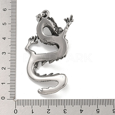 304 Stainless Steel Big Pendants STAS-D110-08AS-1