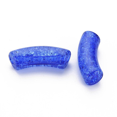 Transparent Crackle Acrylic Beads CACR-S009-001B-N86-1