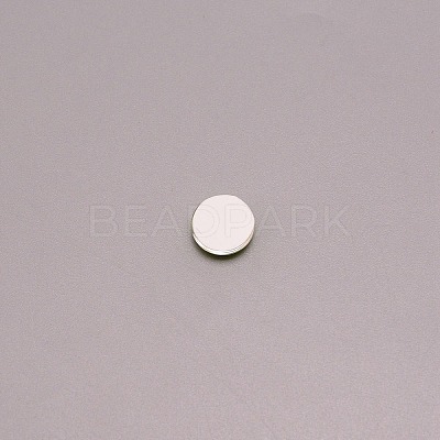 Glass Cabochons LS-GGLA-WH0001-10F-1