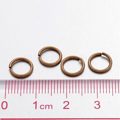 Brass Open Jump Rings X-JRC8MM-AB-1