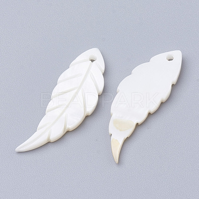 Freshwater Shell Pendants SHEL-T007-69-1