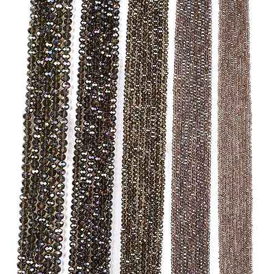 Electroplate Glass Beads Strands EGLA-A044-T8mm-B16-1