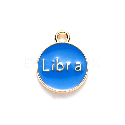 Alloy Enamel Pendants ENAM-S124-01B-02K-1