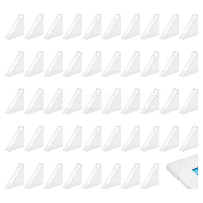 50Pcs Plastic Triangle Corner Protector FIND-NB0005-48C-1