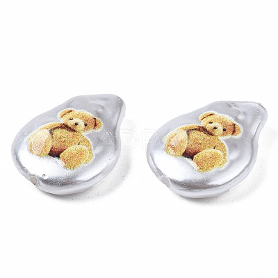 3D Printed ABS Plastic Imitation Pearl Beads KY-S163-422-1