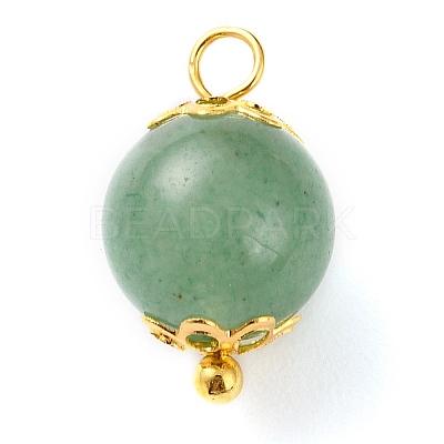 Natural Lapis Lazuli & Red Agate & Green Aventurine & Rose Quartz & Tiger Eye Pendants X-PALLOY-JF00580-1