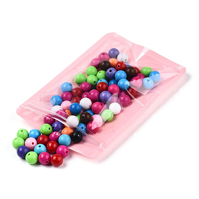Macaron Color Plastic Yin-yang Resealable Bags OPP-N001-01C-04-1