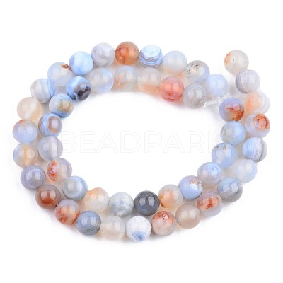 Natural Agate Beads Strands G-S359-137-1