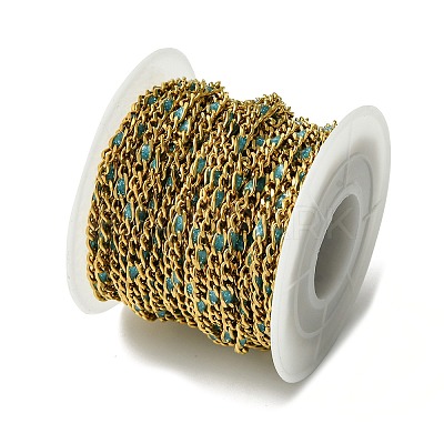 Ion Plating(IP) 304 Stainless Steel Enamel Chains CHS-Q005-06G-01-1