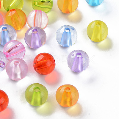 Transparent Acrylic Beads X-MACR-S370-A10mm-1