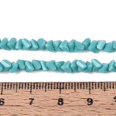 Opaque Glass Beads Strands GLAA-N019-4mm-19-1