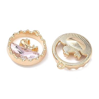 Alloy Glass Pendants FIND-B061-05G-A-1
