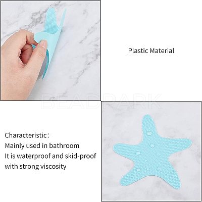 PEVA Adhesive Non-Slip Bathtub Stickers FIND-WH0077-40-1