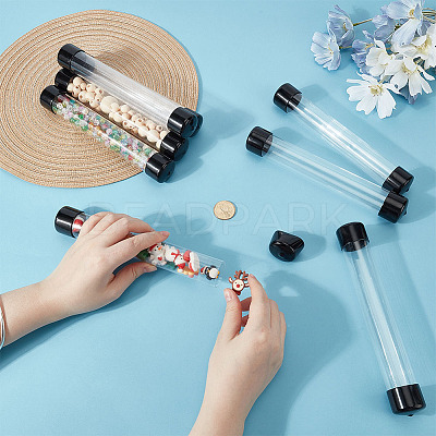 Transparent PC Plastic Bead Storage Tubes AJEW-WH0596-947F-1