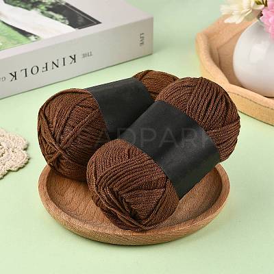 5Pcs Polyester Yarn for Knitting & Crochet YCOR-SZ0001-03I-1