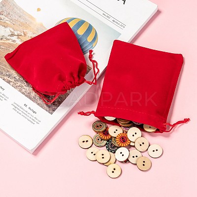 Rectangle Velvet Pouches X-TP-R002-10x12-04-1