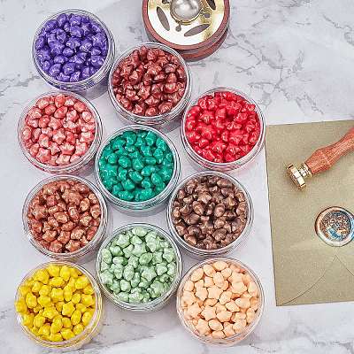 Sealing Wax Particles Kits for Retro Seal Stamp DIY-CP0003-54K-1