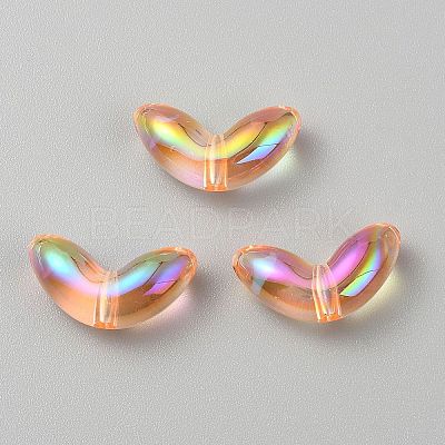 Transparent UV Plating Acrylic Beads LS-TACR-TAC0001-09A-01-1
