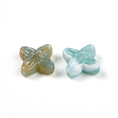 Transparent Acrylic Beads TACR-T028-35I-1