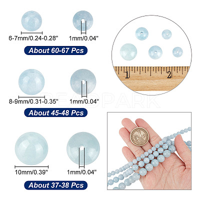 3 Strands 3 Styles Natural Chalcedony Beads Strands G-NB0005-16-1