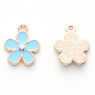 Alloy Enamel Charms X-ENAM-R059-02-RS-1