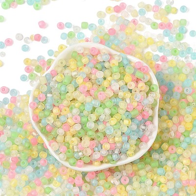 6/0 Luminous Glass Seed Beads SEED-NH0001-01I-1