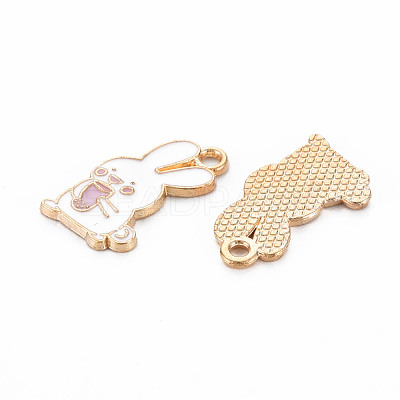 Alloy Enamel Pendants ENAM-N054-66E-NR-1
