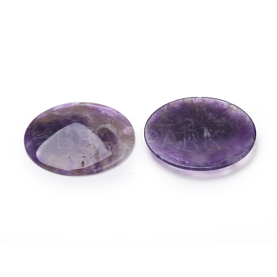 Natural Amethyst Cabochons G-L553-22B-1
