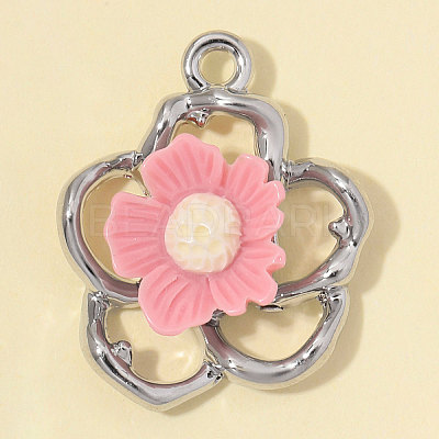 Zinc Alloy with Resin Pendants RE-OY001-15P-1