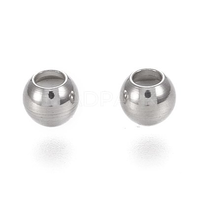 202 Stainless Steel Beads X-STAS-K204-02E-P-1